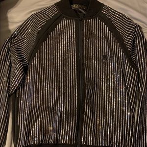 KASH All Over Diamond Jacket and Pant BLACK